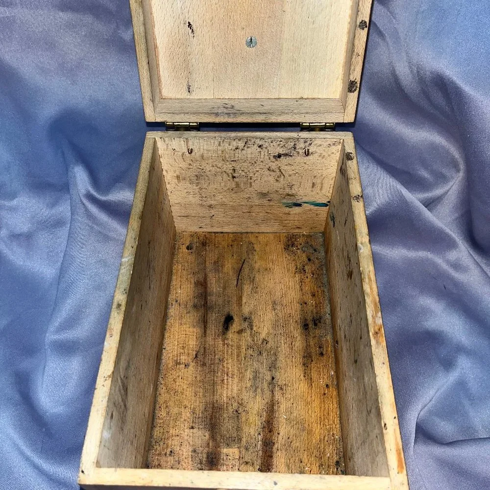 Vintage Esquire Shoe Valet De Luxe Shoe Shine Box Empty - Picture 6 of 9